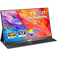 Yodoit 15.6 inch 1920×1080 FHD 100% SRGB IPS Display HDMI USB Type C Monitor with Built-in Speakers for PC/Macbook/Xbox/PS4 5