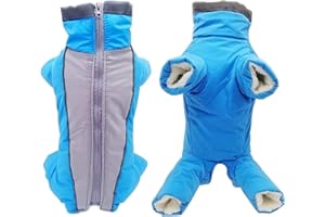 JULY'S SONG Kurtka dla psa, wodoodporna, z polarową podszewką, ciepła, zimowa, ubranie dla psów na zimę i jesień