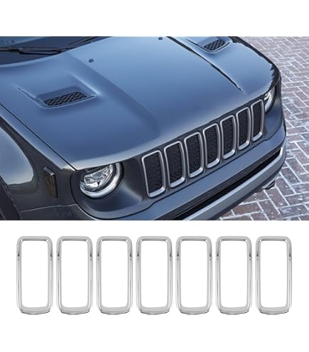 Inserti Per Griglia Anteriore Wrangler - Confezione Da 7 Pezzi, Nero Lucido, In ABS - Foto 9