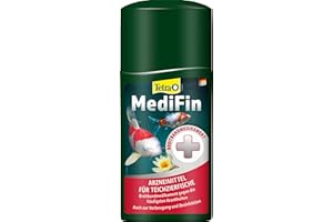 Tetra Pond MediFin - Medikament für Teichfische gegen die häufigsten Krankheiten, auch zur Vorbeugung und Desinfektion, 250 ml