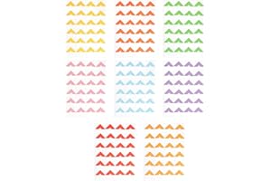 Yewseas 8 Fogli di Angoli per Foto per Album di Ritagli, 192 Pezzi, Angoli per Foto per Album, Cornici e Artigianato