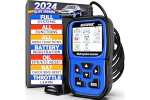 ‎AUTOPHIX AUTOPHIX 5600 Vollsysteme OBD2 Diagnosegerät Kompatibel mit VAG OBD2 Scanner Codeleser mit Motor ABS BMS PCM EPB TPMS SAS Transmission Oil Reset Battery Registration Tool