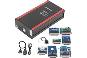 BHDK Scanner per lettore di codici auto, 12 pezzi Kit di programmazione professionale per chiavi auto, scanner per auto multifunzionale con adattatori completi per dispositivo di programmazione auto, per