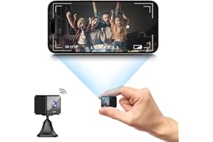IRIPLEZO Mini Cámara 1080P HD, Sensor de Movimiento y Visión Nocturna Camara WiFi, Portátil Secreta Compacta Camara para Inte