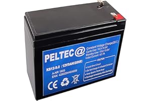 PELTEC@ PELTEC Premium Blei AGM VLRA Gel Akku Batterie 12V 9Ah - ersetzt auch 7Ah 9,5Ah 9.5AH 10Ah (zyklenfest + wartungsfrei)