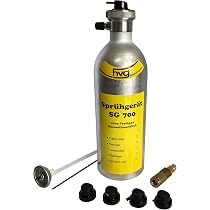 HVG-Druckluftzubehör 8-teiliges Set Wiederbefüllbare Druckluft ...