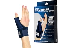 Actesso Neoprenowy stabilizator kciuka Spica - szyna pomaga złagodzić ból i kontuzje kciuka, zapalenie ścięgna nadgarstka, de Quervaina i skręcenia. Dostępne w lewo lub w prawo