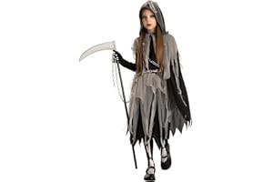 Spooktacular Creations Costume da Morte per bambina Luminoso al buio Costume scheletro Halloween