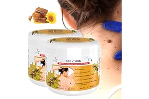 SWEIYRAN 2pcs Bee venom moles and warts removal cream, Bienengiftcreme, Bienengift Creme, 30ml feuchtigkeitsspendende Creme für Frauen und Männer, Bee Venom Cream, für alle Hauttypen (30ml)