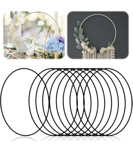 10 Pièces 10 Cm Anneaux Décoratifs Pour Attrape-Rêves,Anneaux