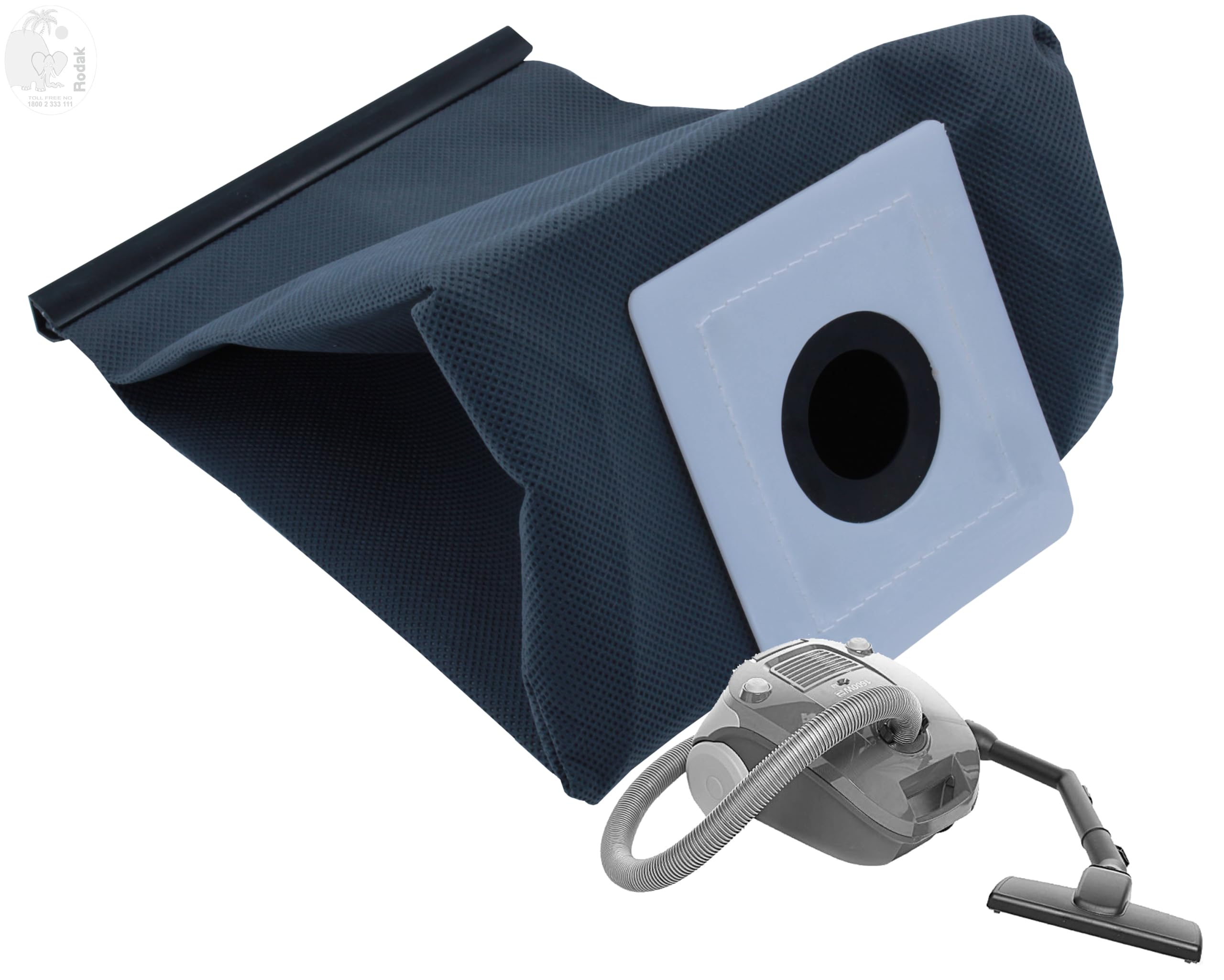 RODAK 1pc Non Woven Dust Bag, Practical, Washable and Reusable, Compatible with SAMSUNGG ULTRA Wet & Dry Vacuum Cleaner (Red, Black)