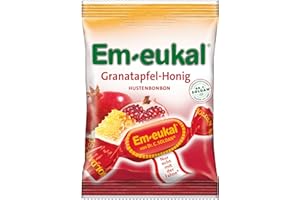 ‎EM-EUKAL Em-eukal Granatapfel-Honig Hustenbonbon zuckerhaltig (1 x 75g)