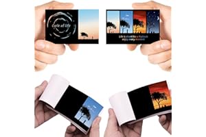 MISTER CURIOSITIES Flipbook au choix : Cycle de la vie - Vision poétique et philosophique - Mini Livre à feuilleter pour enfants et adultes, folioscope, cinéma de Poche