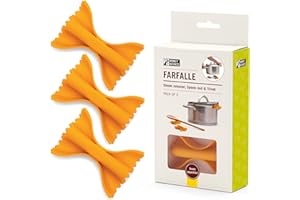 MONKEY BUSINESS Farfalle – Sollevatore e sottopentola in silicone 3 in 1, poggiamestolo simpatico, accessori da cucina multifunzione