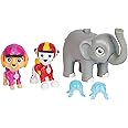 Paw Patrol: Jungle Pups Marshall, Skye & Elephant Action Figures with Projectile Launcher, Kids’ Toys for Boys and Girls Aged 3 and Up