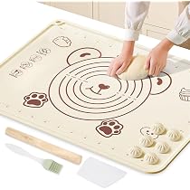 Spianatoia In Silicone Extra Large 70x50 Cm – Antiaderente, Antiscivolo, Con Misure Incorporate, Per Pasta, Pizza E Pane