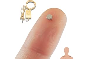 PingaOculto Oreillette Espion Ecouteur Mini Invisible pour Examen Nano Caché pour Telephone avec Microphone Bandes Adhésives - Casque sans Fil Discrete Ecoute à Distance (Oreillette Espion Nano V3)