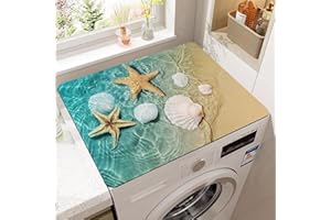 YeahBoom Waschmaschinenauflage 60x60cm,Abdeckung für Waschmaschine,Waschmaschinenabdeckung Universal,Waschmaschinen Auflage Weiche und Zuschneidbare,Waschmaschinenbezug für Waschmaschine,Trockner