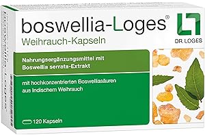 ‎DR. LOGES boswellia-Loges® Weihrauchkapseln - 120 Kapseln - Hochkonzentriert und maximal bioverfügbar