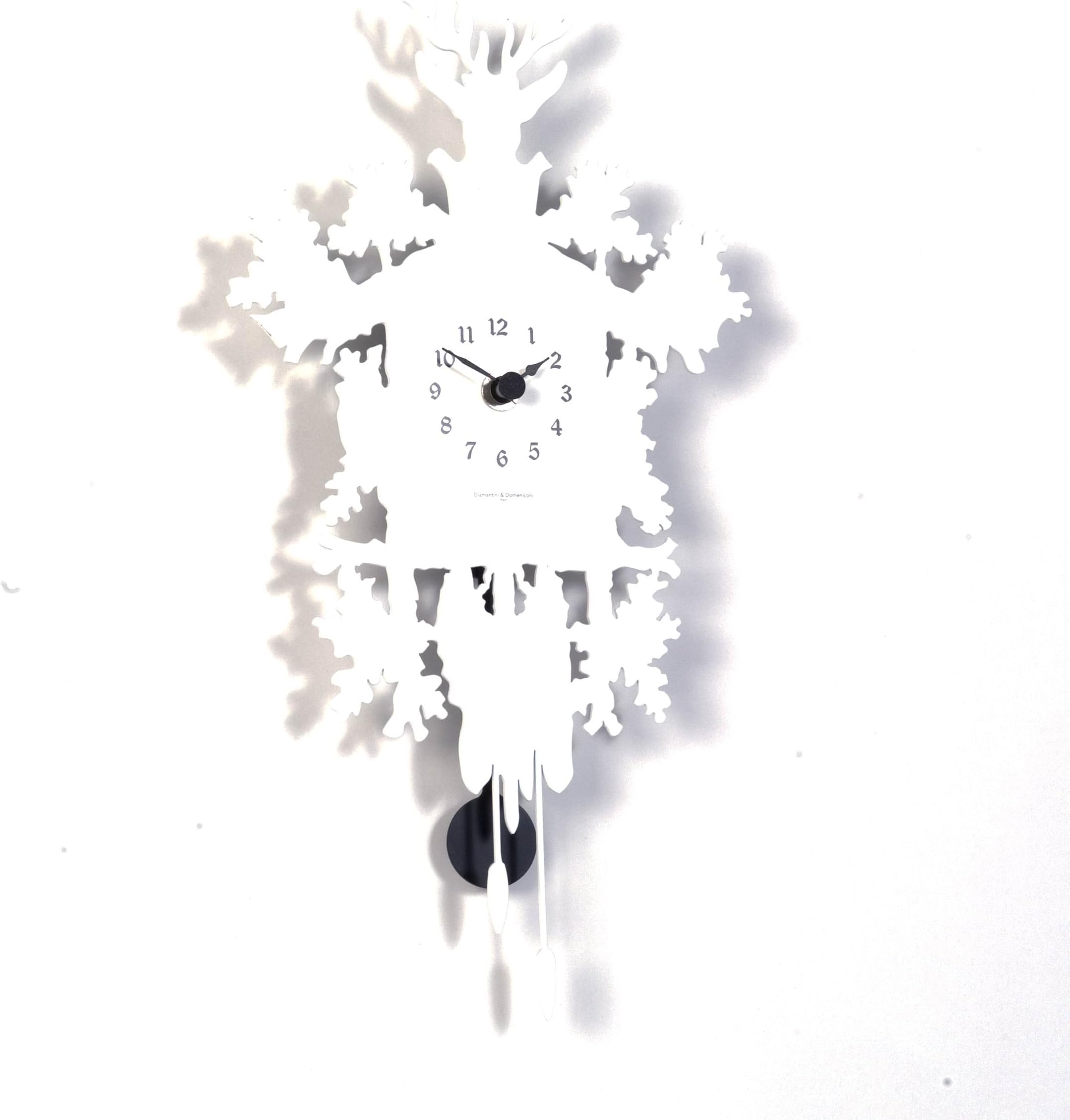 Diamantini and Domeniconi Cuckoo Wall Clock (White, Tiny - Mignon)