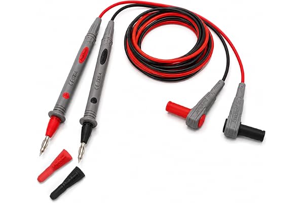 PeakTech TKS-4-1 par flexibla multimetertestledningar 120 cm, 4 mm testledningar, 1000 V AC/DC, 10A, CAT III/IV, 1 st