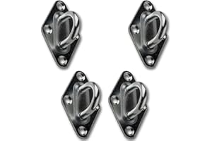 CelinaSun Sonnensegel Zubehör Set 4X Wandhalterung Stahl verzinkt Sonnenschutz Befestigung Segel Montage Werkzeug