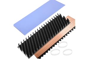 Hodyludy M.2 2280 SSD Kühlkörper, 70 x 20 x 6 mm, reinem Kupfer mit Graphen - Beschichtung, Laptop NVMe M.2 Kühlkörper mit Silikon Wärmeleitpad für 2280 M2 SSD Laptop