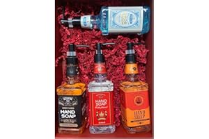 TABAKLAND ...ALLES WAS ANMACHT! Accentra Handseife Geschenkset 4x480 im Pumpspender mit verschiedenen Düften (Whiskey, Gin, Vodka, Rum) - nachfüllbar