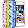 Case for iPod Touch 7 Cute Bubble Pop iPod Touch 6/5 Case Push Fidget Sensory Soft Silicone Stress Reliever Cover Compatible with iPod Touch 5th/6th/7th Generation