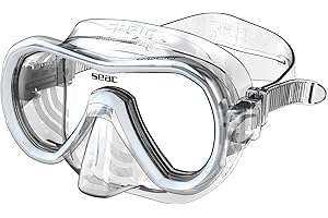 SEAC Giglio, Maschera Snorkeling e Immersione Subacquea Monolente Unisex Adulto