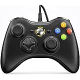 VOYEE Xbox 360 Controller, PC Gaming Controller Wired Xbox Controller Compatible with Microsoft Xbox 360 & Slim/PC Windows 10