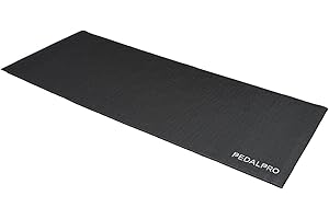 PedalPro Shock Resistant Exercise Bike/Trainer Floor Protector Mat