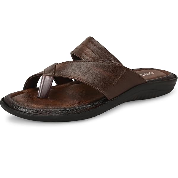 Bata Toe King Men's Tan Sandals - 7 UK (8713114) : Amazon.in: Fashion