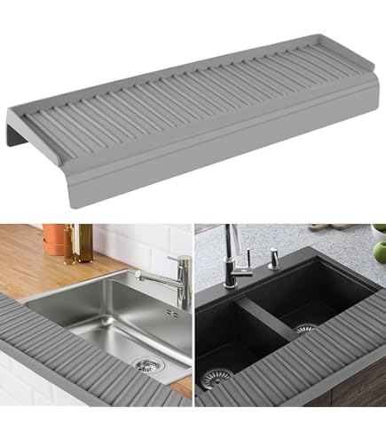 Cecipa MAX Grey Lavello 1 Vasca In Quarzo E Resina Lavello Da Cucina 45x45 Cm Lavello Da Incasso 1 Vasca