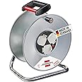 Brennenstuhl Garant 3-way socket cable reel without extension cable (rust-proof), empty reel with ergonomic handle
