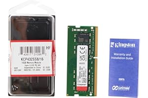 Kingston Branded Memory 16GB DDR4 3200MT/s Single Rank SODIMM KCP432SS8/16 Memoria Laptop