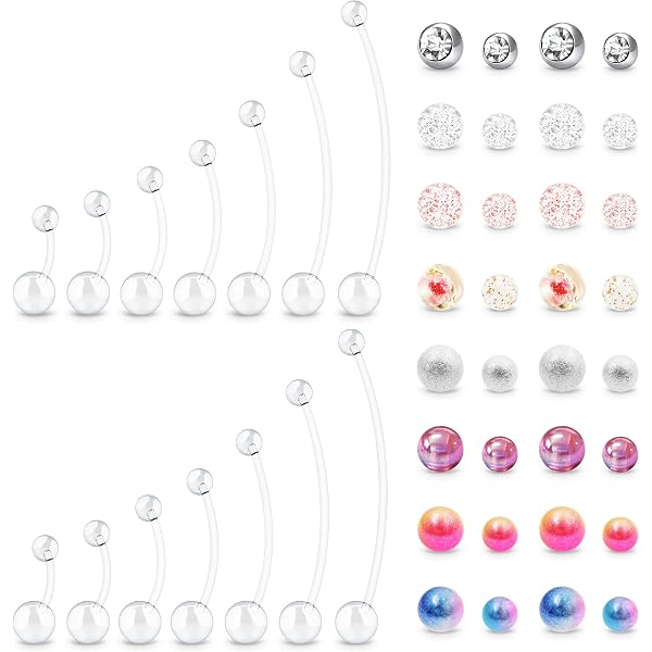 Piercing de nombril turquoise avec barre en acier chirurgical Piercing de nombril turquoise avec barre en acier chirurgical