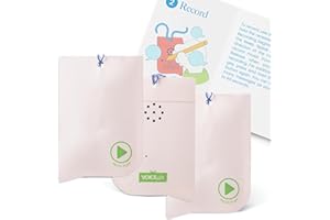 Etichetta regalo registratore vocale VoiceGift da 60 secondi per messaggi personali - Personalizzazione regalo fai da te (3 etichette regalo)