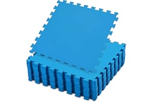 Meisterhome® Pool Matten 9 Stück à 50x50cm 2.25 m² Unterlegmatte Bodenschutzmatte für Pool und Planschbecken