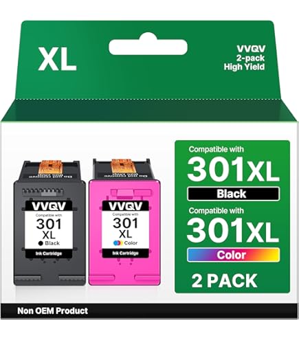 301XL Druckerpatronen Multipack Wiederaufbereitet Patronen für HP 301