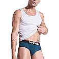 DAMENSCH Regular Fit Solid Cotton Blend Brief Underwear Anti-Bacterial Moisture Wicking Breathable Microfibre Waistband Stretchable Deo-Cotton Brief for Men