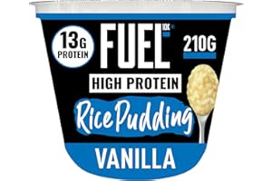 FUEL10K Vanilla Flavour High Protein Rice Pudding, 210 g (Pack of 6)