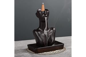 REAHOME REAWOW Statue Backflow Räucherstäbchen Räucherwasserfall Backflow Räucherstäbchen für Meditation Dekoration Zuhause Büro Yoga Spa Deko