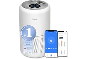 Levoit Smart HEPA Air Purifier for bedroom home 108 m², CADR 258 m³/h, Laser Air Quality Sensor with Auto Sleep Mode, Alexa & App Control, Remove 99.97% Pollen/Dust/Odour, Core 300S