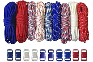 Paracord Planet 550 lb Type III Crafting Kits with Buckles, 120', G-Men