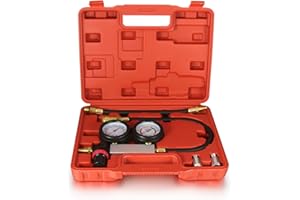 Galaxy Autoparts Oranges Cylinder Leak-Down Detector Engine Compression Tester Gauges