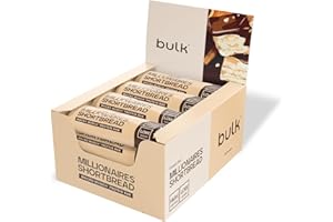 Bulk Macro Munch Protein Bar, Magnificent Millionaires Shortbread, 62 g, Pack of 12, Packaging May Vary