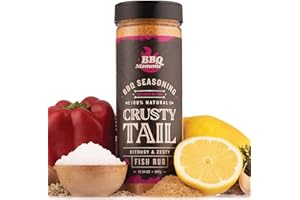 BBQ Moments Epices pour Barbecue pour Poisson, Saumon, Sardines en Boite, Crevette, Fruit de Mer, Poudre Epices et Assaisonnements Grillade 350g (12.34 Oz)