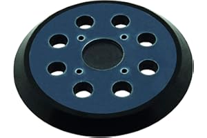 SabreCut OSSCS002 - Lijadora orbital (125 mm, 8 orificios de extracción de polvo al azar, compatible con soporte de 4 agujeros, Ryobi Titan Erbauer Vonhaus Ginour Jellas Merterk Holife