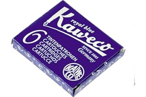 ONOGAL Kaweco Lot de 6 cartouches d’encre pour stylo plume, bleu roi, référence : KA CART01 7015b